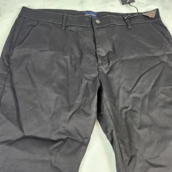 NWT Gentlemen's Outfitters Black Stretch Pants Sz 40x32 - Picture 3 of 9
